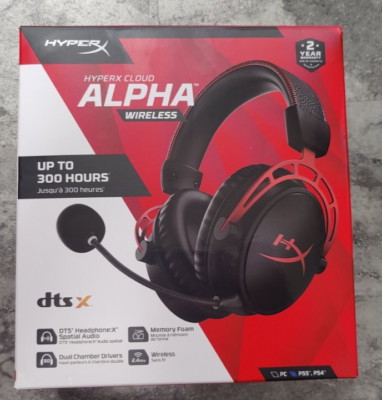 HyperX Cloud Alpha Wireless DTS Headphone - Black