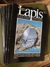 Lapis Mineralienmagazin 11 Zeitschriften kompletter Jahrgang 1989 TOP Hefte!!