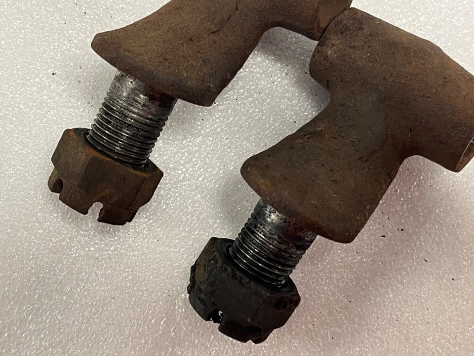 Ford Model T REAR Spring Perches w/Nuts Will Need Bushings Early Years ...
