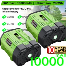 pack 10.0 For EGO 56V 5.0Ah 56 Volt BA1400 POWER Lithium Battery BA2240 BA1120