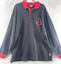 VTG Stall and Dean Shirt Mens 4XL Hawaiian Warriors Long Sleeve Polo