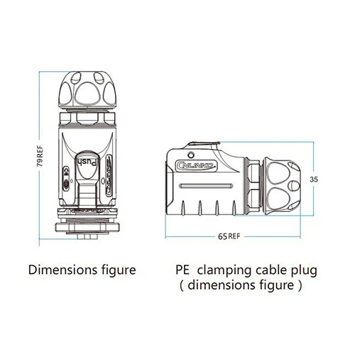 CNLINKO 7 Pin Power Signal Circular Connector Female Plug Waterproof IP67 M20 - Image 3 of 4