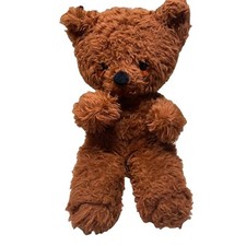 Vintage California Stuffed Toys Brown Shaggy Bear HandCrafted USA 18  Felt Eyes