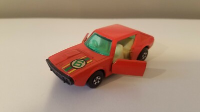 Vintage Lesney Matchbox 1974 Renault I7 TL #6 Orange-Red