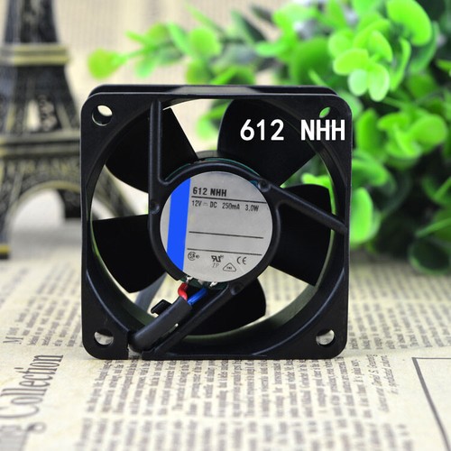 Used tested ebmpaps 60x60x25mm 6cm DC12V 3.0W 2-wire 612 NHH All metal fan - 第 5/7 張圖片