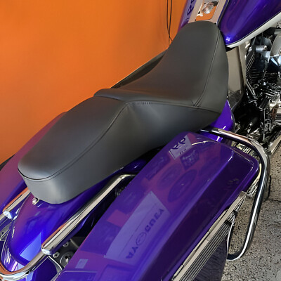 2-Up Rider Passenger Seat For Harley 1997-2007 Road King 2006-2007 Street Glide