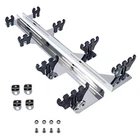 7mm 8mm 8.5mm Chrome Spark Plug Wire Separator Loom Kits CHEVY 350 454 FORD 7251