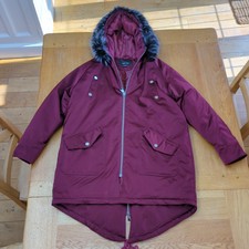 Lost Ink Parka Coat Women's Size 8