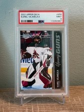 2021-22 Upper Deck Series 2 Young Guns Karel Vejmelka PSA 9 #458 Coyotes Mammoth