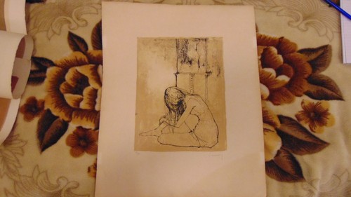 D) Jean Jansen Litographie Kunstdruck signiert Vintage 8/120 Bild 25,5x33,5 cm