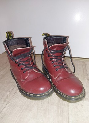 Dr. Martin Style Stiefelette, Größe 39, Rot, Leder Boot