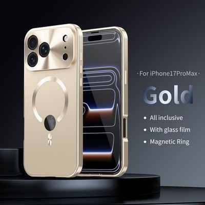 360-Grad Schutz Hülle für iPhone 17 16 Pro Max 15 14 Doppelseitige Magnet Case