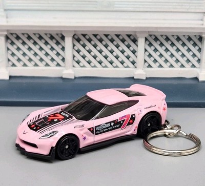 Chevy Corvette C7 Z06 Pink Custom 1/64 Scale 🎁 GREAT GIFT FOR