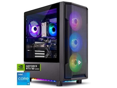 Skytech Gaming Shadow Desktop PC, Intel i5 14400F 2.5 GHz (4.7GHz),NVIDIA RTX 50
