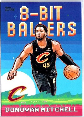 2025-26 Topps Flagship Donovan Mitchell #8B-11 8-Bit Ballers