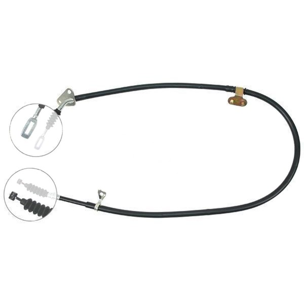Seilzug Feststellbremse 1.490 Mm Trommelbremse A.B.S. FüR U.A. Mazda 323-image