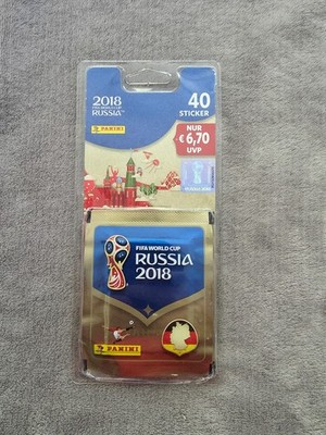 2018 Panini FIFA World Cup Russia - 40 Sticker Blister - OVP Sealed