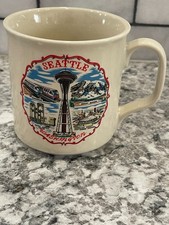 Seattle Washington Coffee Mug, Americaware, Vintage Seattle Washington Coffee Mug, Americaware, Vintage