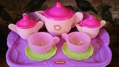 Vintage Playskool Magic Tea Party Pink Set Rare