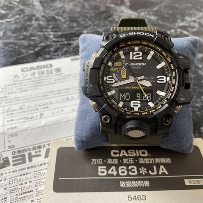 Near Mint ] CASIO G-SHOCK MUDMASTER GWG-1000-1A3JF Black Green