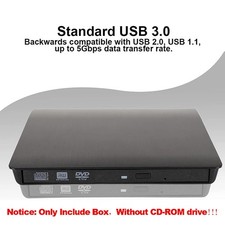 Slim External CD DVD Drive USB 3.0 Disc Player Burner Writer For Laptop PC Mac