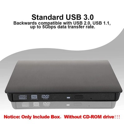 Slim External CD DVD Drive USB 3.0 Disc Player Burner Writer For Laptop PC Mac