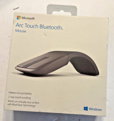 Microsoft Arc Touch Bluetooth Mouse - Wireless - New Sealed!