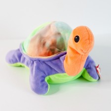 Ty 1998 Snap Turtle 12" Plush Multicolor with Original Heart Tag