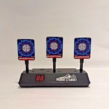 Auto Resetting Electric Target For Nerf Guns Shooting Game w/ Sound & Light - B1
