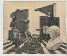 3 Vintage Postcards Look Picture Parallax Panoramagram Bust Of Thomas Edison
