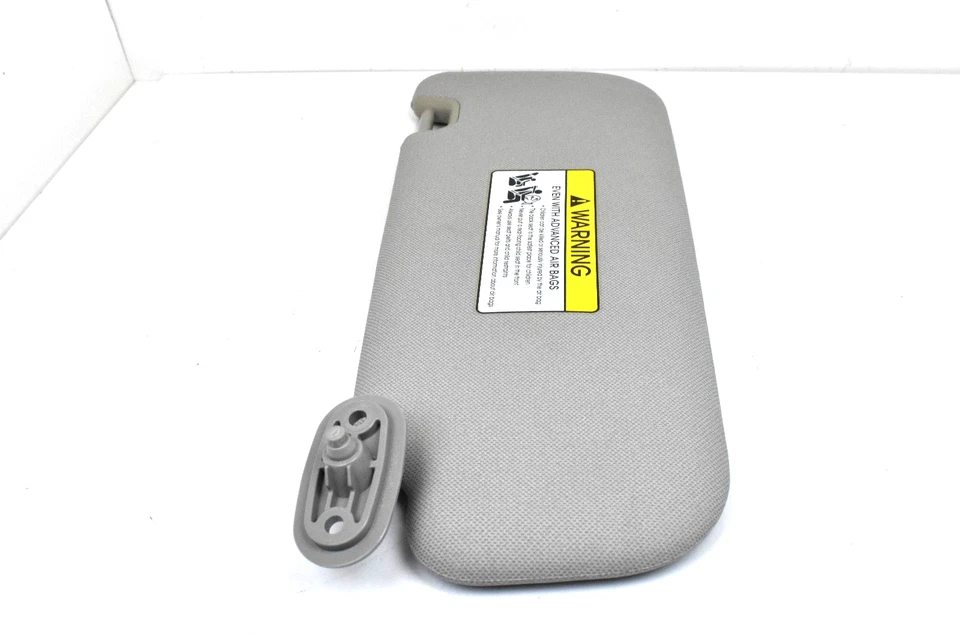 2014-2016 Kia Forte Koup Gray Passenger Vinyl Right Sun Visor Pair OEM - Image 4 of 4