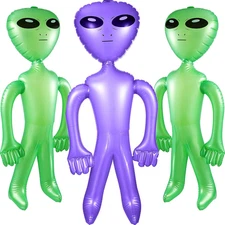 3 Pcs Alien Inflates Inflatable Jumbo Alien Blow up Toy for Party Decorations, H