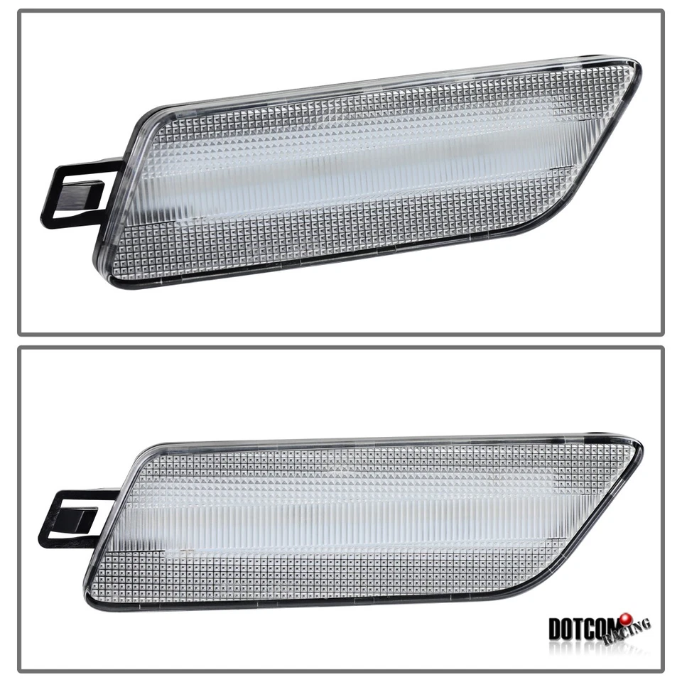 Fit 2014-2022 Porsche Macan Front Bumper LED Side Marker Lights Turn Signal Lamp Foto 4 de 4