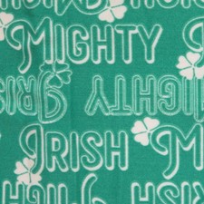 New LuLaRoe St. Patrick's Day Leggings Green  White Mighty Irish OS