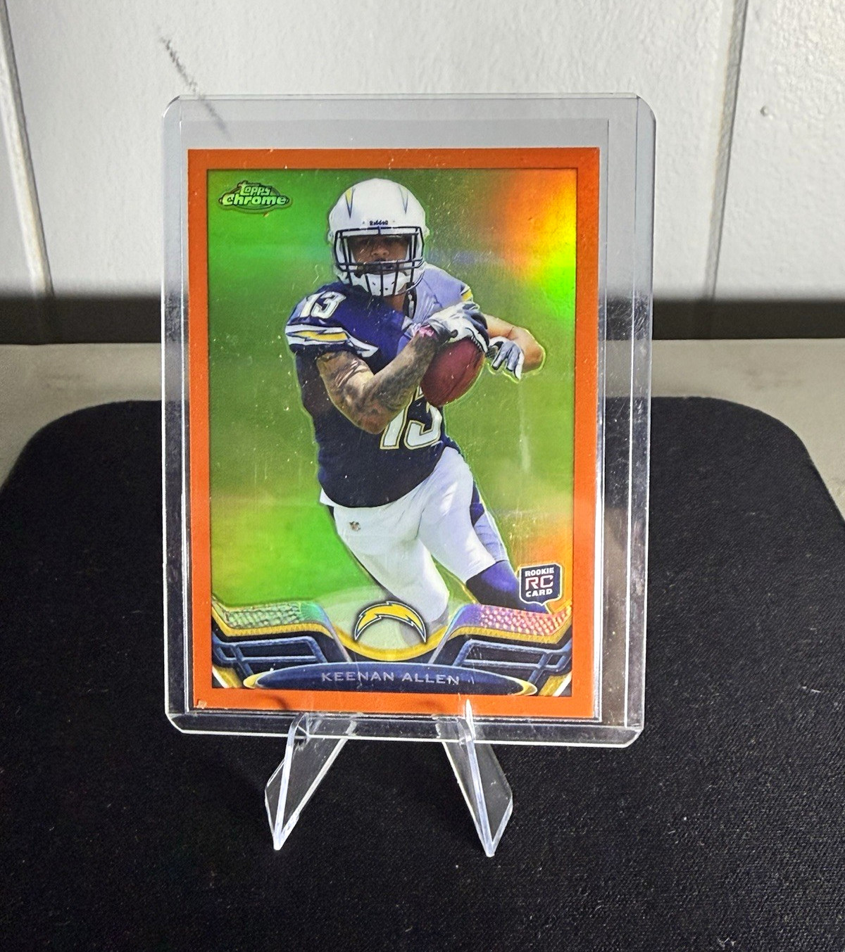 Keenan Allen Topps Chrome #14 Orange Refractor