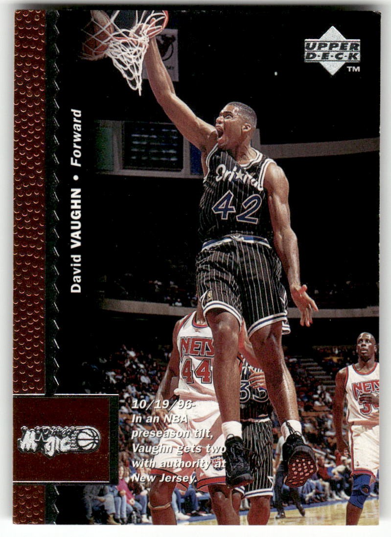 David Vaughn base 1996 Upper Deck 271 HP