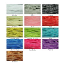 8MM Deco Mesh Tubing Flexible CYBERLOX Party & Holiday Choose Color and Yards