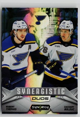 Robert Thomas Zachary Bolduc - 2024-25 Synergistic Duos #SD-7 St. Louis Blues