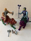 Vintage Masters Of The Universe Panthor Battle Cat Battle Damage Skeletor He-Man