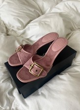 coach margot kitten heels carnation pink color size 7