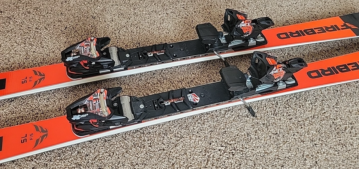 Blizzard Firebird SL FIS Slalom Skis w/ Marker XComp 16 bindings 