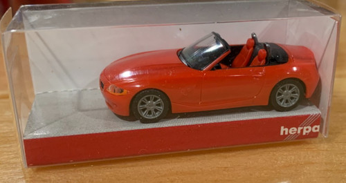 Raro Herpa #323122 HO 1/87 Rojo BMW Z-4 TM Convertible Nuevo En Caja | Zustand: New