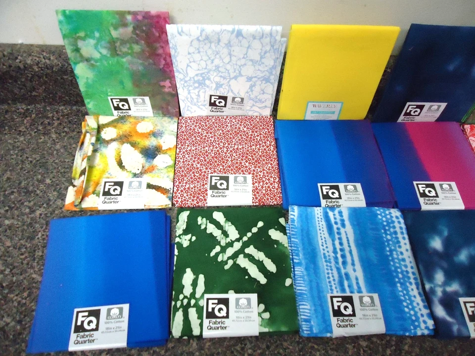 28 - Fat Quarter Fabrics - 100% Cotton - Different Designs w/3 FREE Pieces! F/S! - Image 3 of 4