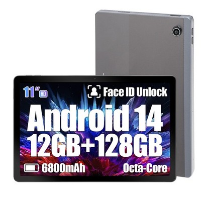 Tablet Android 14 Octa-core 11 inch 12GB+128GB 8+13MP Cameras Support WIFI 6