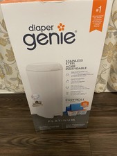 Diaper Genie Platinum Pail Lilly White 