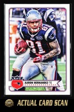 2012 Topps Magic Aaron Hernandez #147 New England Patriots