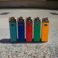 5 Scripto Views Pocket Lighters