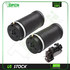 Rear Air Suspension Air Spring & Compressor For Mercedes R320 R350 R500 R63 3PCS