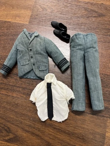 Vintage Ken United Airlines Pilot Uniform  #7707 Get Ups 'N Go Mattel 1971 *READ