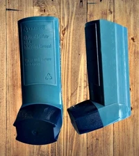 BRAND NEW REPLACEMENT INHALER CHAMBER FOR ASTHMA MEDS (empty case only)